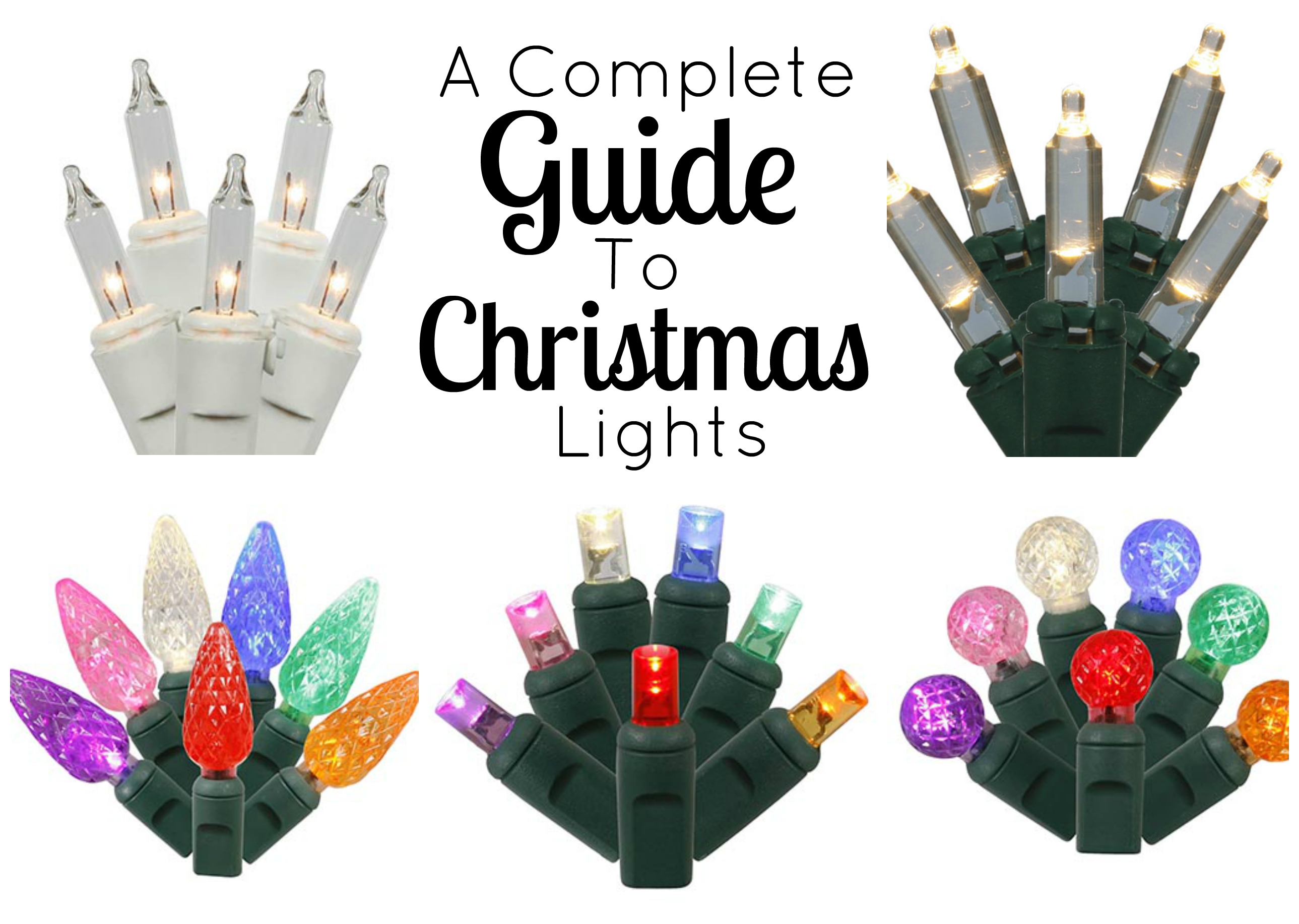 Mini lights are one of the most popular varieties of Christmas lights