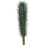 10 inch Artificial White Flocked Saguaro Cactus