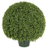 24 inch Outdoor Plastic Boxwood Ball: Limited UV