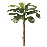 9 foot Artificial Banana Palm with Synthetic Trunk