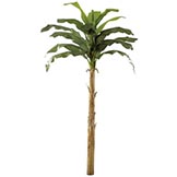 12 foot Artificial Banana Palm with Synthetic Trunk