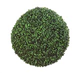 15 Inch Plastic Boxwood Ball Topiary