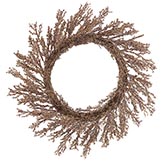 28 inch Plastic Ice Wreath with Twig Base: Set of (2)