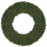 100 inch Virginia Pine Wreath: Clear LEDs