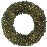 60 inch Virginia Pine Wreath: Unlit