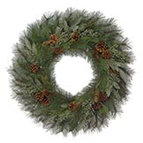 30 inch PVC Mixed Pine Wreath