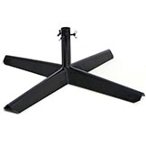 Square Black Metal Tree Stand: 12-15 Foot Trees