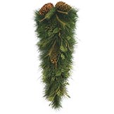 36 inch Mixed Sugar Pine Teardrop with Cones