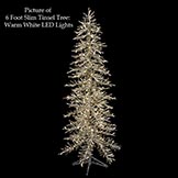 Silver Tinsel Tree
