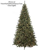 Full Glittered Spruce Tree