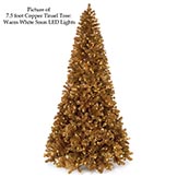 Copper Tinsel Tree