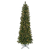 6 foot Virginia Pine Pencil Tree: Clear LEDs