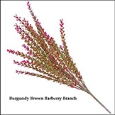 23 inch Artificial Outdoor Barberry Branch: Multiple Colors