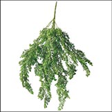 33 inch Artificial Outdoor Fern Asparagus Bush: Unpotted