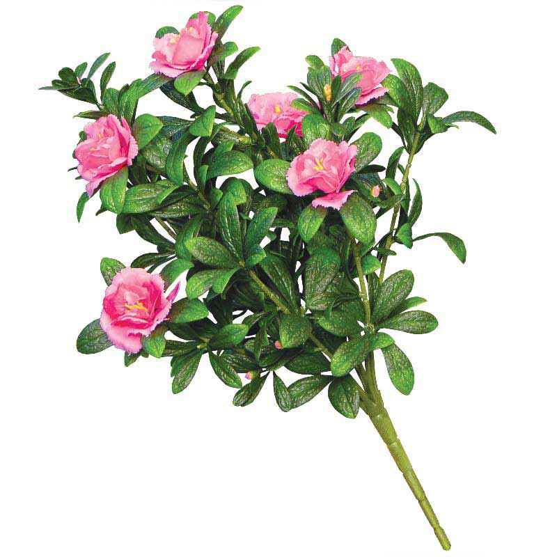 18 inch Outdoor Artificial Azalea Bush Multiple Colors AZABSH Commercial Silk