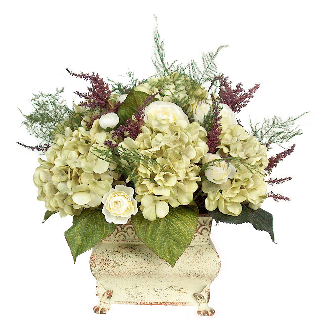 Celadon Hydrangea Floral Arrangement | EA-CE14-04