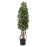 3.5 foot Plastic English Ivy Topiary: Potted