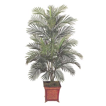 4 foot Artificial Areca Palm: Potted