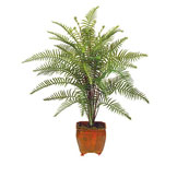 Plastic Self-shaped Sword Fern with 30 fronds: Unpotted