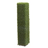 12 x 12 x 48 inch Artificial Mini Tea Leaf Hedge