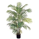 4 foot Artificial Areca Palm: Potted