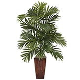 32 inch Areca Palm in Bamboo Vase
