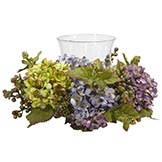 Mixed Silk Hydrangea Candelabrum