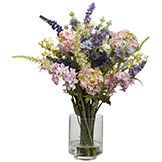Lavender and Hydrangea Silk Arrangement