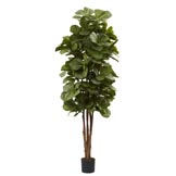 6 foot Artificial Fiddle Leaf Fig Tree: Potted