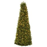 39 inch Artificial Boxwood Cone with Lights