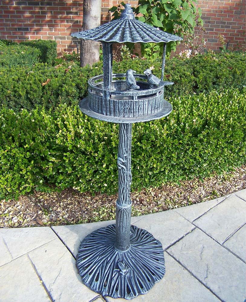 Oakland Living Cast Aluminum & Iron Romance Bird Feeder 5206VGY