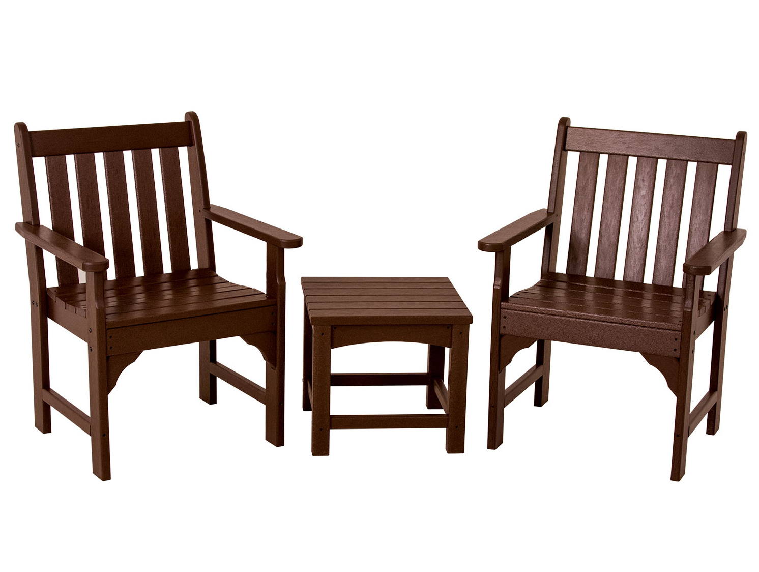POLYWOOD Vineyard 3 Piece Garden Chair Set Reviews Bonnie962