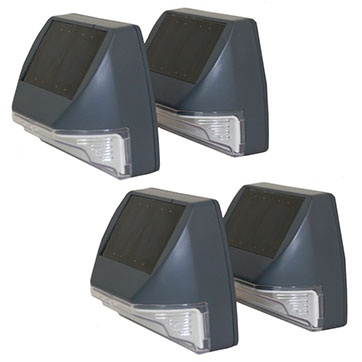 Smart Solar Wall Light (Pack of 4) by Smart Solar - Best Patio Furniture & Pots
