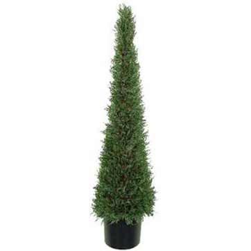 4 foot artificial cypress cone tower topiary tree potted 4 foot artificial cypress cone tower topiary tree potted