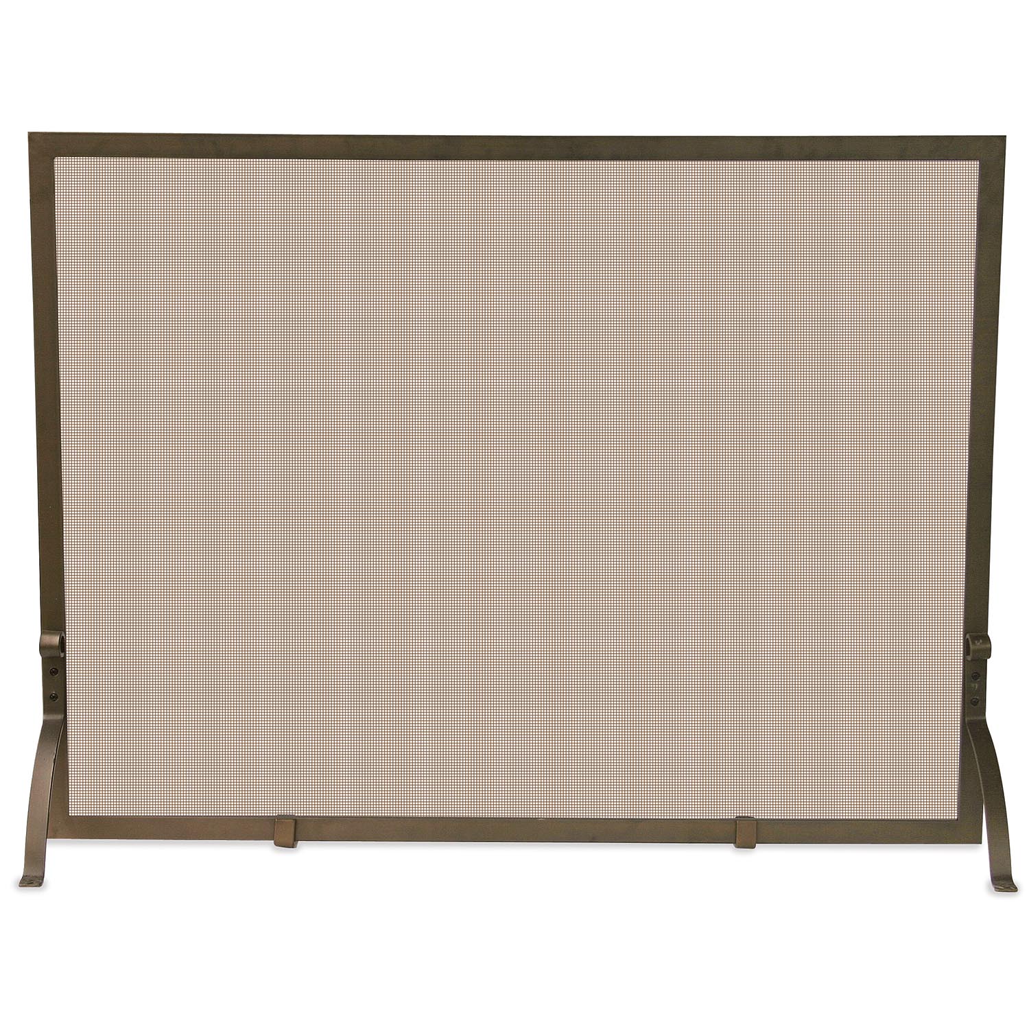UniFlame Single Panel Bronze Fireplace Screen S 1642