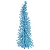 Sky Blue Whimsical Tree