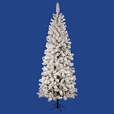 7.5 foot Flocked Pacific Dura-lit Tree