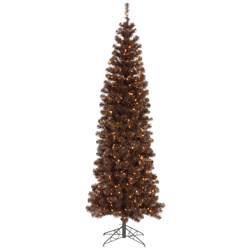 10 foot mocha pencil christmas tree mini lights b103986 10 foot mocha pencil christmas tree mini lights b103986