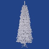 5.5 foot White Salem Pencil Pine Tree: Unlit