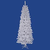7.5 foot White Salem Pencil Pine Tree: Unlit