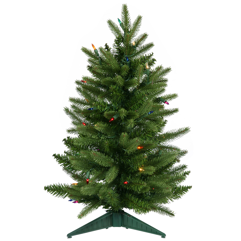 2 foot Frasier Fir Christmas Tree Multicolor AllLit Lights A890726 2 Foot Christmas Tree