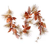 6 foot Copper Mixed Pine Garland