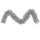 9 foot Pewter Tinsel Garland