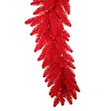 9 foot Red Ashley Spruce Garland