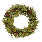 36 inch Sciota Mix Wreath Dura-Lit 100Cl