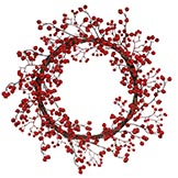 22 inch Berry Outdoor Wreath