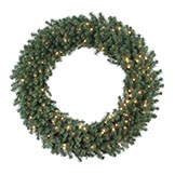 48 inch Douglas Wreath: Lights