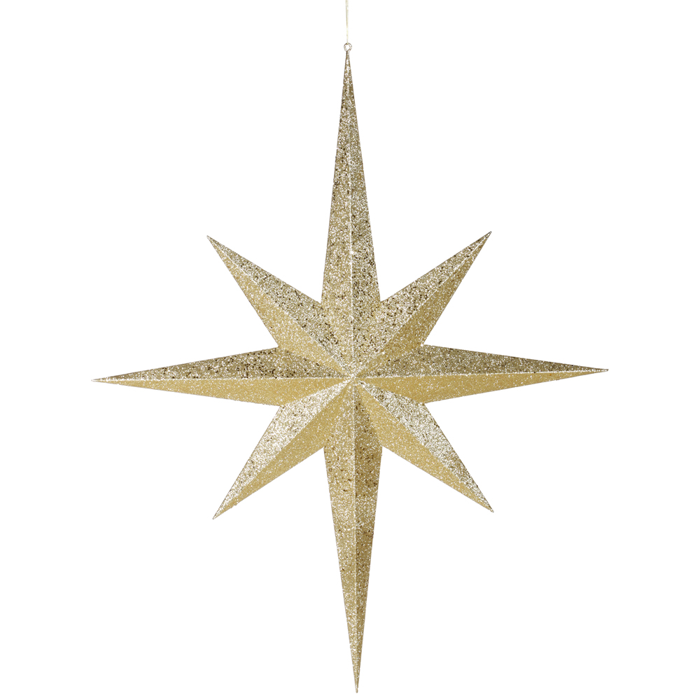 39 inch glitter 8 point star ornament m116808 artificial christmas trees