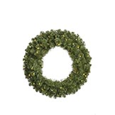 72 inch Grand Teton Wreath: Clear LEDs