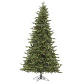 7.5 PE/PVC foot Artificial Balsam Fir Christmas Tree: Multi-Colored LEDs